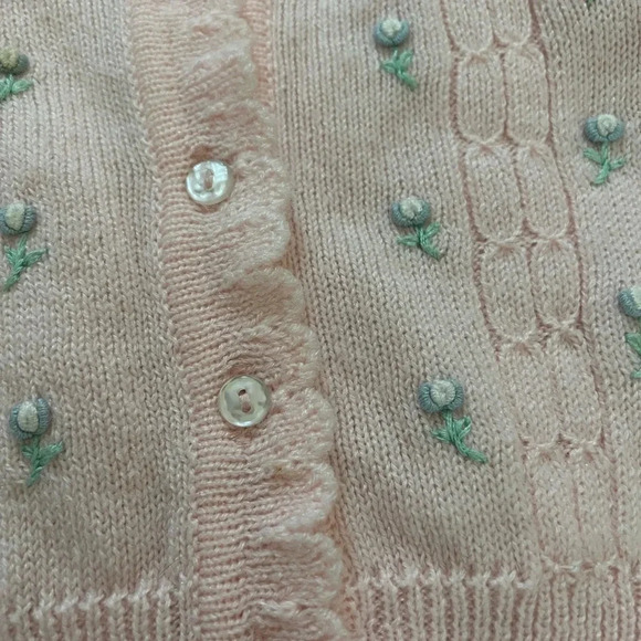 Tiny Togs Sweater with Flowers - Picture 5 of 6